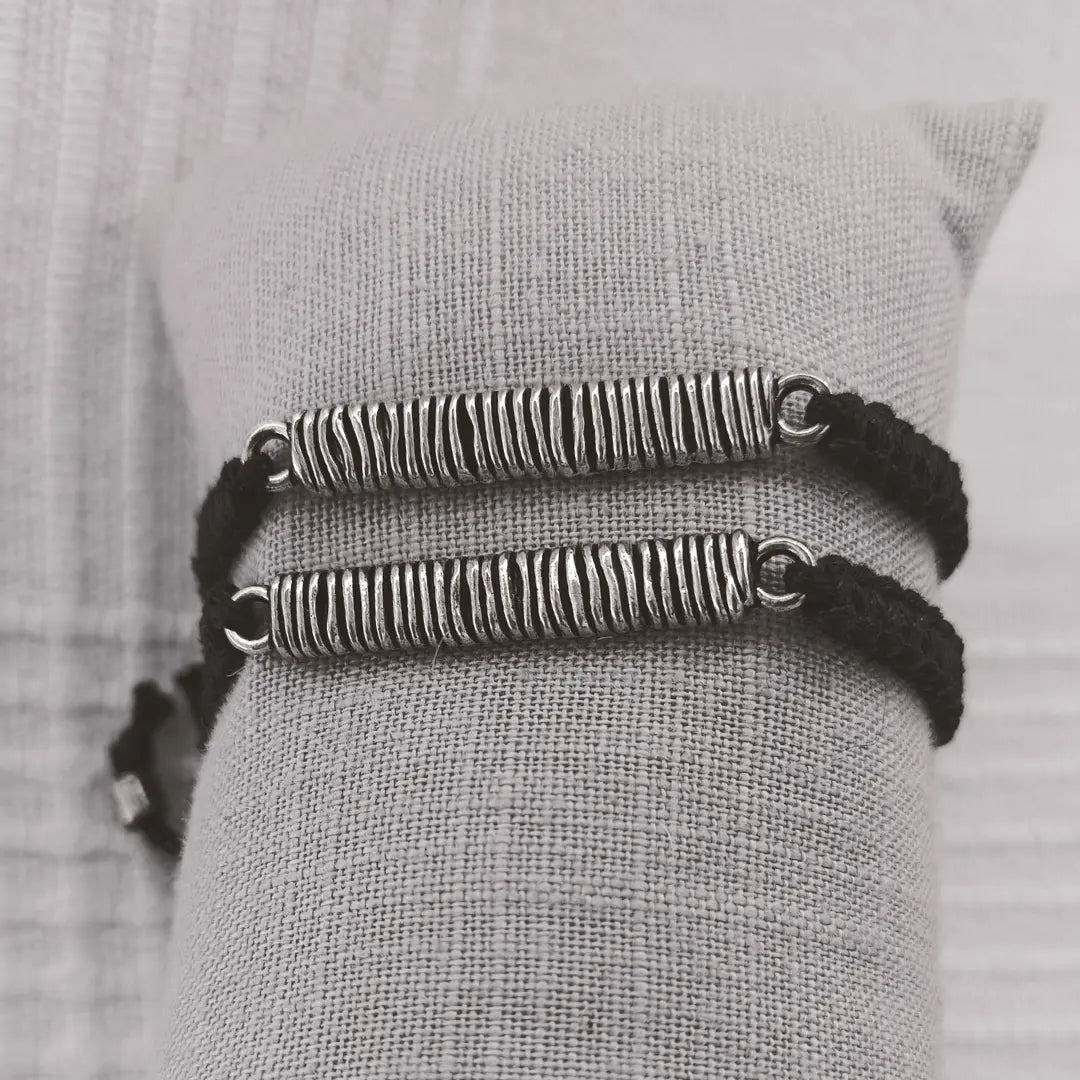 Black duo bracelets