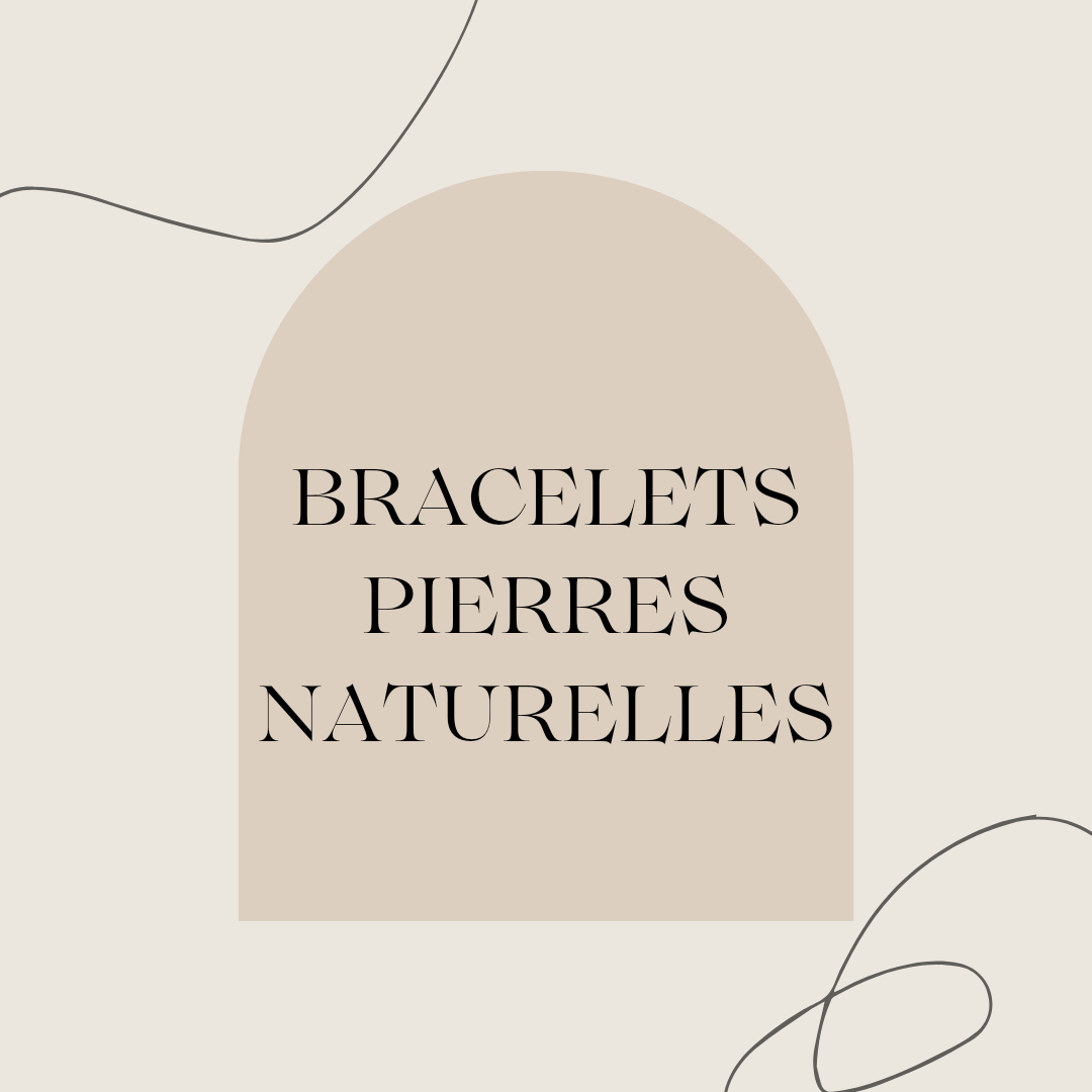 Les bracelets en pierres naturelles