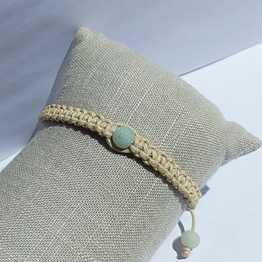 Bracelet AMAZONITE beige