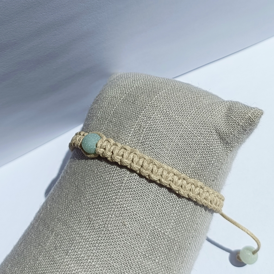 Bracelet AMAZONITE beige