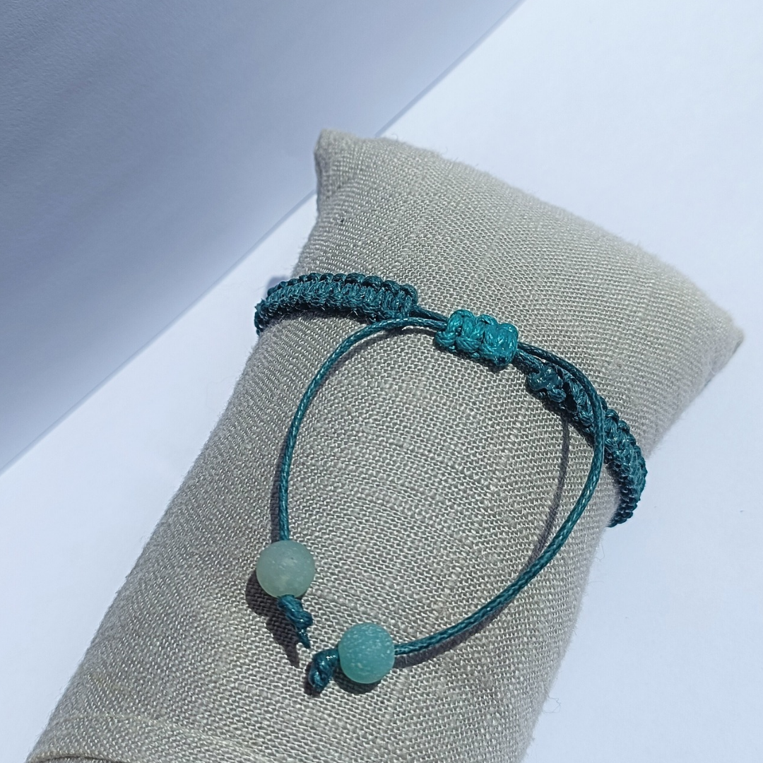 Bracelet AMAZONITE bleu