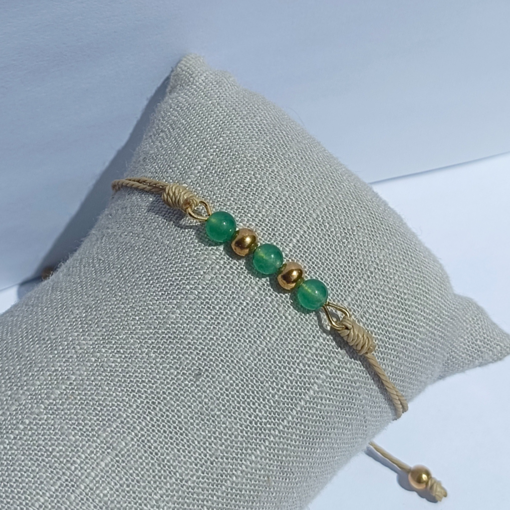 Bracelet Aventurine beige