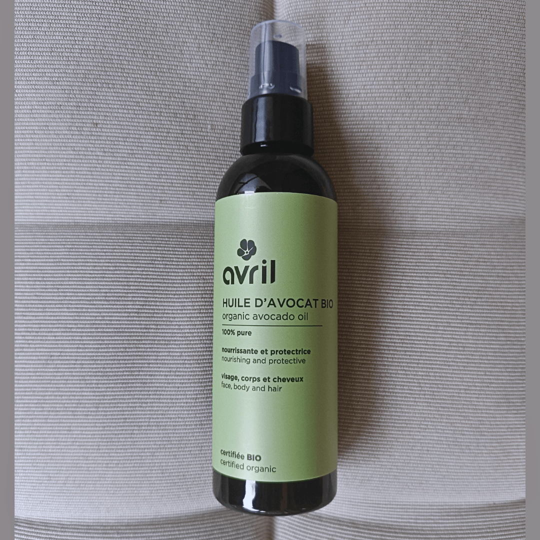 huile avocat bio - avril cosmétique - france - recettes maison - corps - visage - cheveux - spray