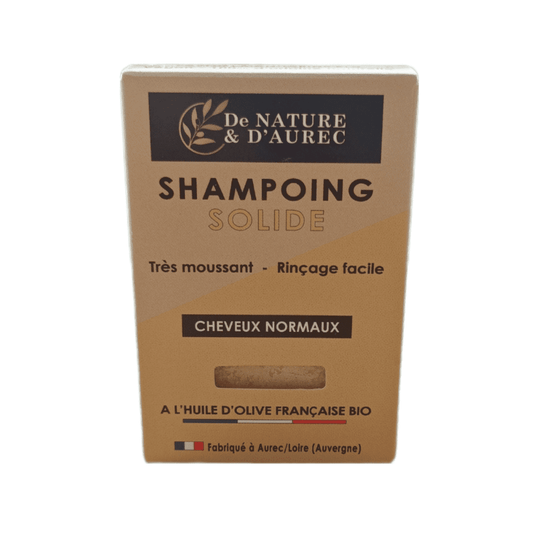 Shampoing solide végan. Soin naturel pour cheveux normaux. Moussant. 